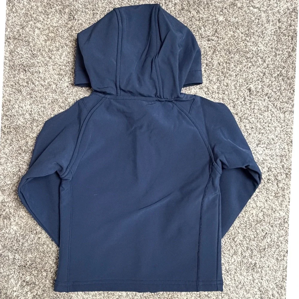 Spyder Kids 2T Navy Blue Softshell Hooded Jacket Warm New with Tags MSRP $79